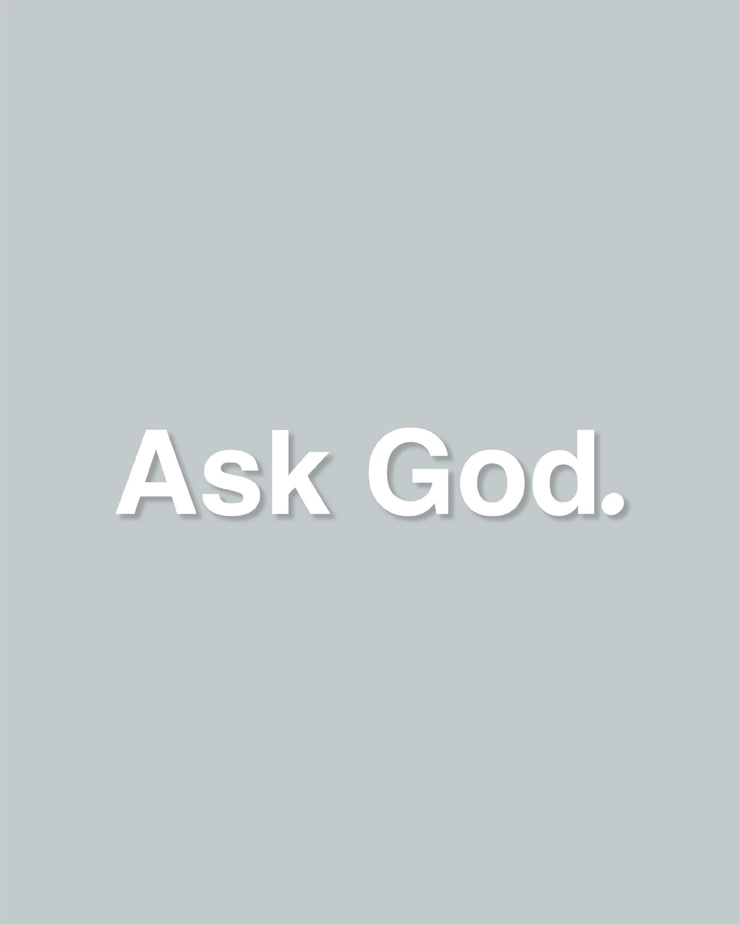 Ask God Decal - Image 3