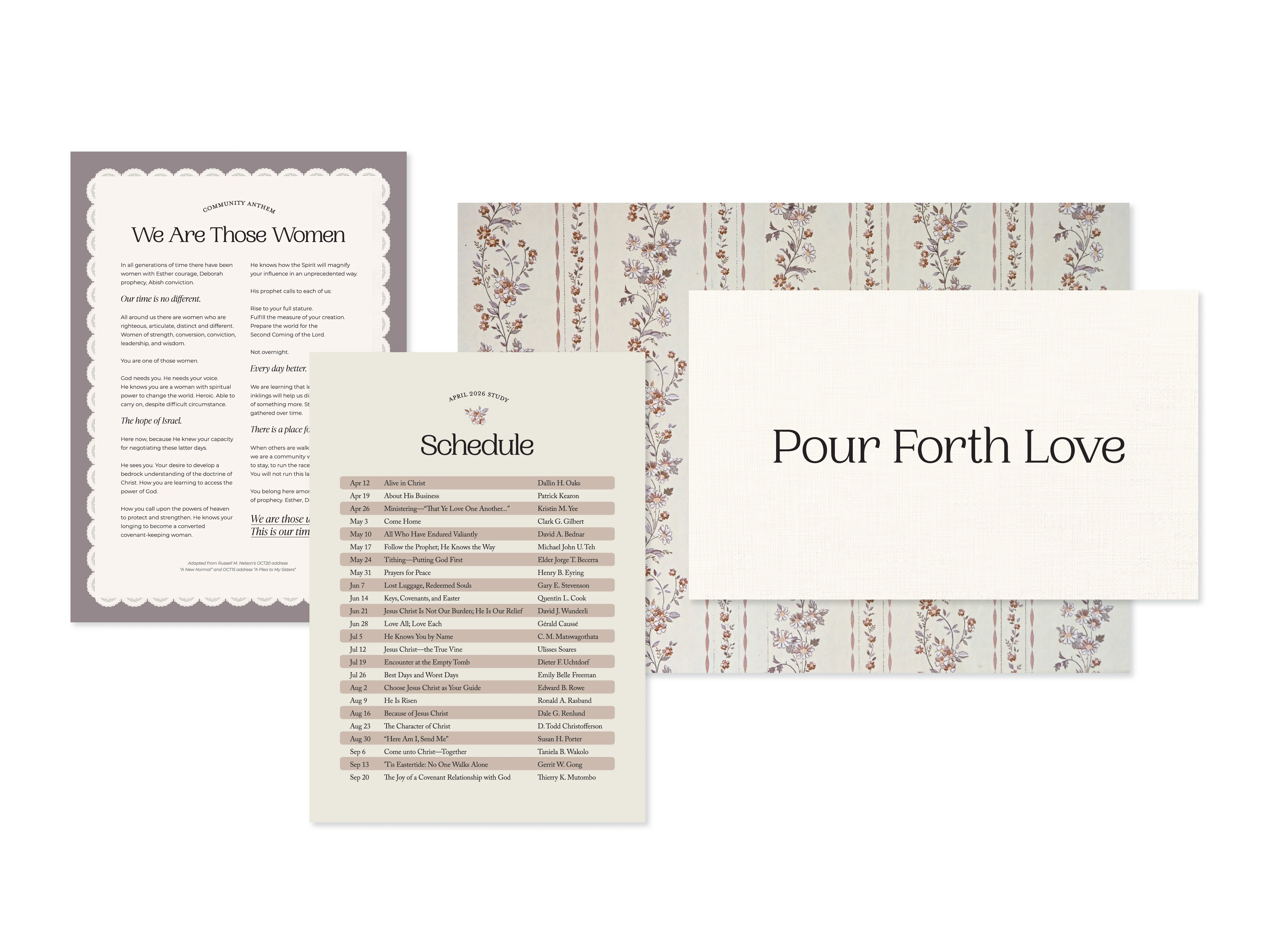 Pour Forth Love Kit (with backing paper) - Image 2