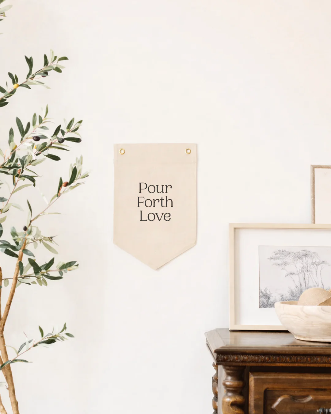 Pour Forth Love (with grommets)