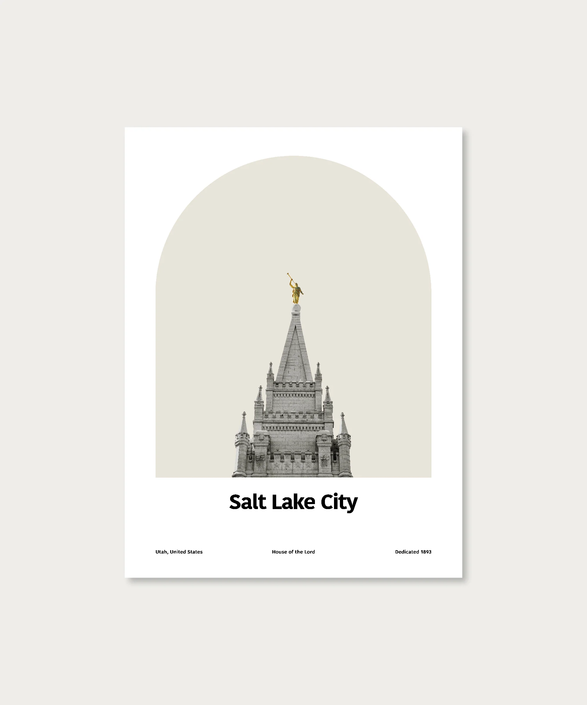 Salt Lake Temple - Arch